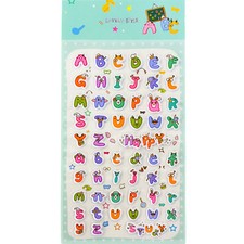 ABC Alphabet 3D Sticker 52