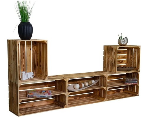 Board amrum mit regal - tv-board,