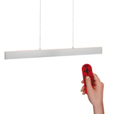 LED Pendellampe smarthome dimmbar Fernbedienung RGB CCT silber Pendelleuchte