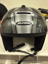 Alpina Skihelm Schwarz/grau