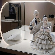  Vintage Brautpaar Porzellan