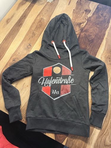 Rot weiss essen hoodie - rot-weiss, grau