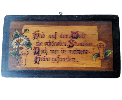 Vintage holz wandbild mit - vintage,