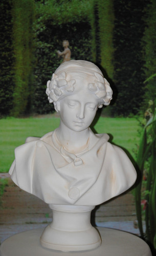 Statue dame büste - statue, frau