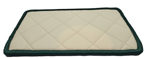 Beige gestepptes kunstleder - beige,