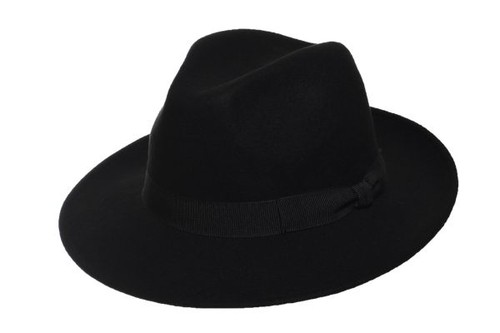 Faustmann damen fedora schwarz - fedora,