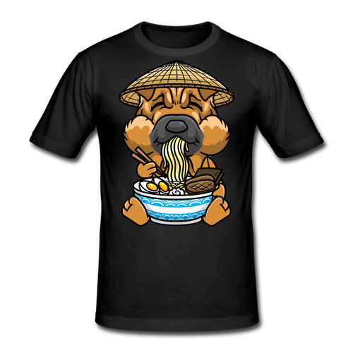 Shar pei shirt hund ramen - shar,