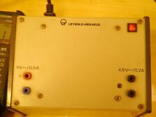 Experimentiertrafo Leybold 9 V DC / 4,5 V AC