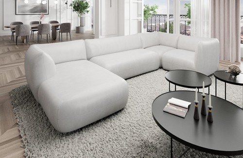 Sofa leder designercouch - sofa,