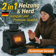 2in1 Mobiler Gasheizer Camping
