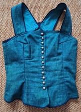 Süßes Trachtenmieder Unikat, Handarbeit, Wiesn, Oktoberfest, Tracht, Dirndl, 38?