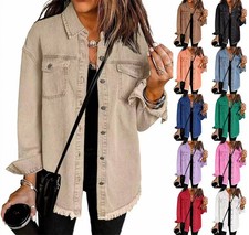 Damen Jeansjacke Sweatjacke