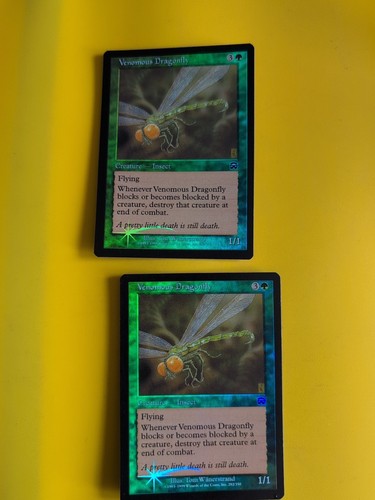 Venemous dragonflyx2 insect - dragonflyx2,