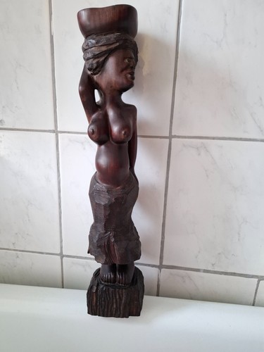 Afrikanische holzfigur makonde - afrikanische,