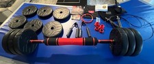 Mega Fitness Set!Lang/Kurzhanteln/Springseil/Handhantel