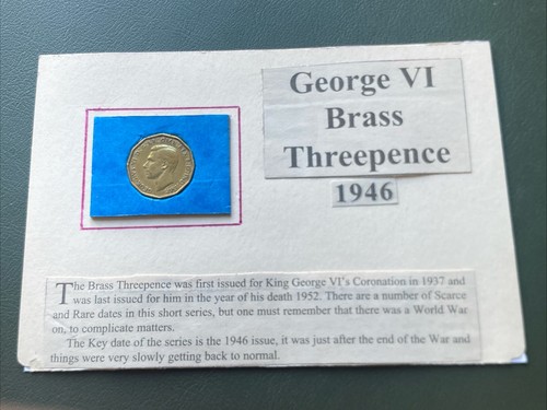 1946 threepence george - 1946, vi