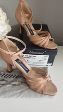 Diamant Tanzschuhe Gr. 4 Nappaleder Lachsfarbe