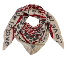 XXL Dreieck Schal Leopard Love