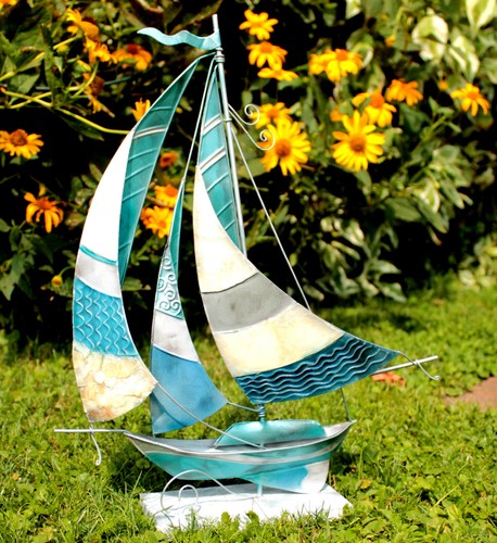 Metall segelschiff boot - segelschiff, segler