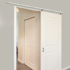 Schiebetür Hängeschiene Decken- oder Wandmontagesystem 2000mm Bausatz für 100KG