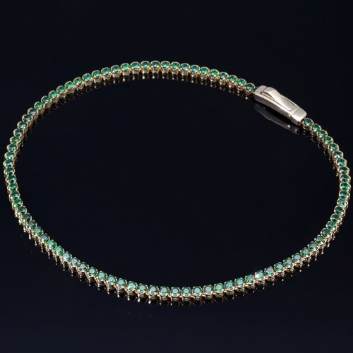 Tennisarmband mit grünen - tennisarmband,