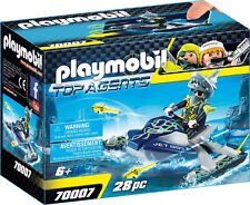 PLAYMOBIL 70007  Top Agents Team Shark Rocket Rafter - Jetski