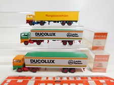 3x Wiking H0 1:87 LKW Ford: 540 Ducolux + Hungarocamion, s.g.+2x OVP #CK940-0,5