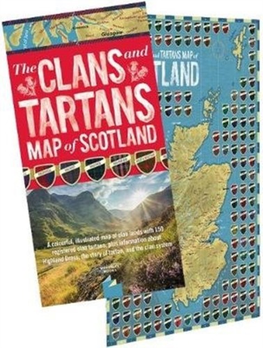 Clans and tartans map - tartans, of