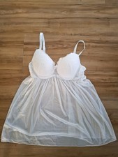 Wäschepur Damen Neglige Ärmellos Nachtwäsche Gr 80 Cup-C