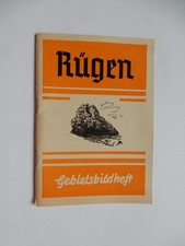Gebietsbildheft Rügen 1956  sehr gut erhalten DDR kleiner Reiseführer