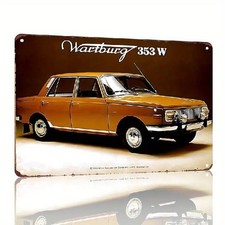 Blechschild Wartburg 353W DDR