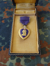 Original US Purple Heart Medal WWII Orden im Etui