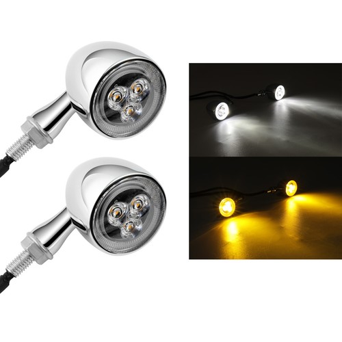 Chrom motorrad bullet led - chrom,