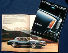 Prospekt brochure 1978 Chevrolet Chevy Monte Carlo (USA)