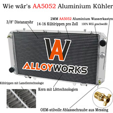 2 Reihig Aluminium kühler Für Toyota MR2 AW11 AW10 1.6L 4CYL MT 1984-1989 1988
