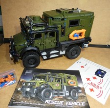 Klemmbausteine - TGL T4023 - Unimog Rescue Vehicle - 3850 Teile