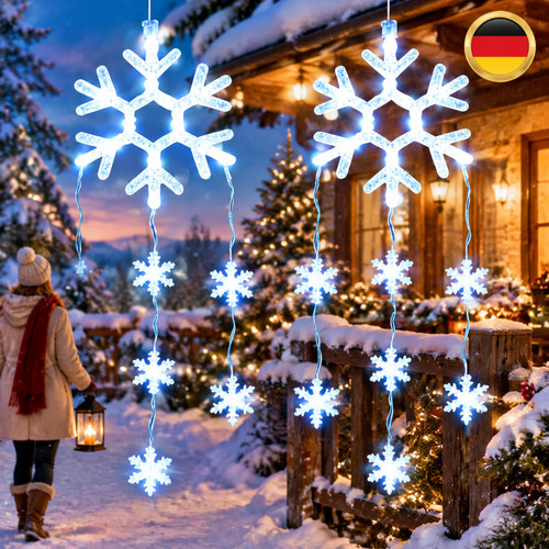 Fenster lichter schneeflocke - fenster,