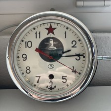 Sowjetische CCCP Russische U-Boot Uhr Schiffsuhr Borduhr von Wostok Vintage