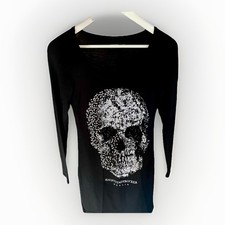 LOOK54 Berlin HAUPTSTADTROCKER Death's Head Damen Minikleid Gr. S Kleid 