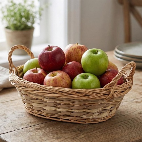 Obstschale brotkorb oval weide - oval,