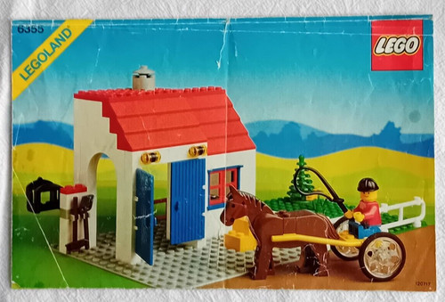 Lego 6355 rennstall pferd - lego,