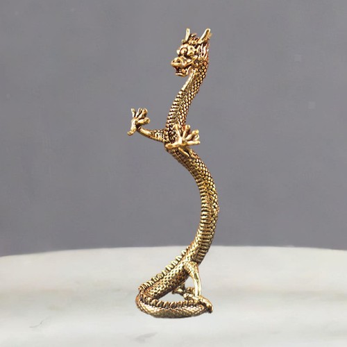 Miniatur messing drache - messing,