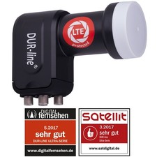 DUR-line +Ultra Premium Quattro LNB für Multischalter LTE-Filter FullHD HDTV 4K