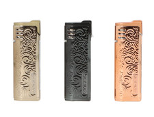 5 x Angel Jet Flame Feuerzeug mit Metallhülle, Elektronikfeuerzeuge