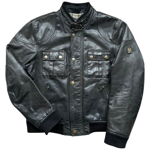 Belstaff cougar leder biker - belstaff,