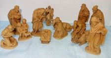 Krippenfiguren Holz geschnitzt,  Corazza, Meran Südtirol,  14 cm Höhe