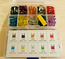120x KFZ MINI-Flachsicherungen Sortiment 5-30A Flachsicherung Set Auto Sicherung
