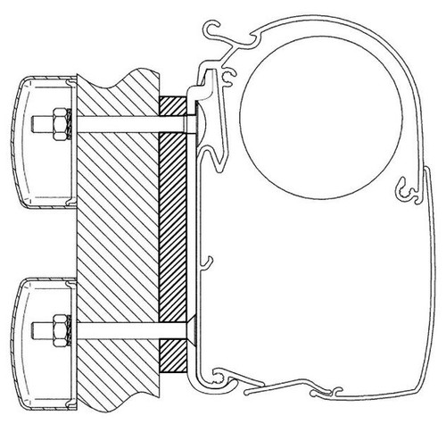 Adapter dethleffs globebus - adapter,