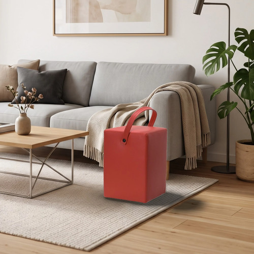 Hocker linus rot - rot, echtem