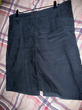 Dunkelblauer Kord- Minirock, woman by tchibo, Gr.42, jeansstyle,hinterer Schlitz